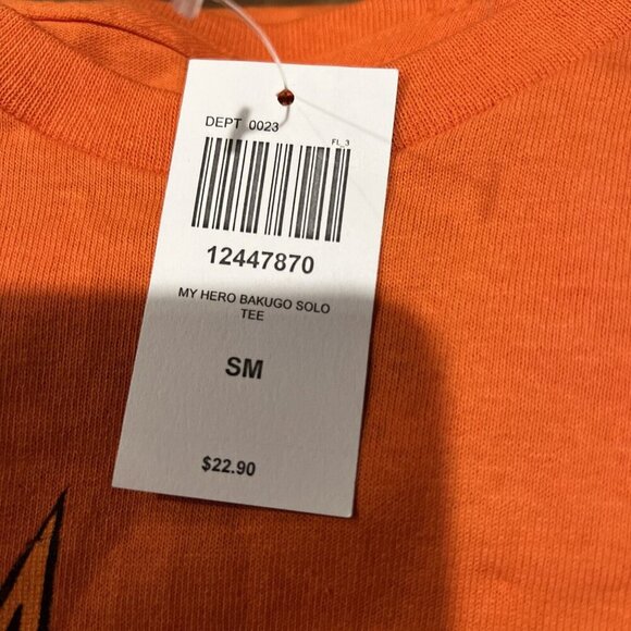 My Hero Academia Japanese Anime Bakugo Solo Tee T-Shirt - Orange Size S - Picture 3 of 6